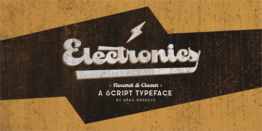 Free Electronics Font