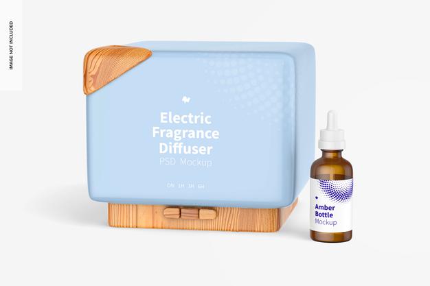 Free Electric Fragrance Diffuser Mockup Psd