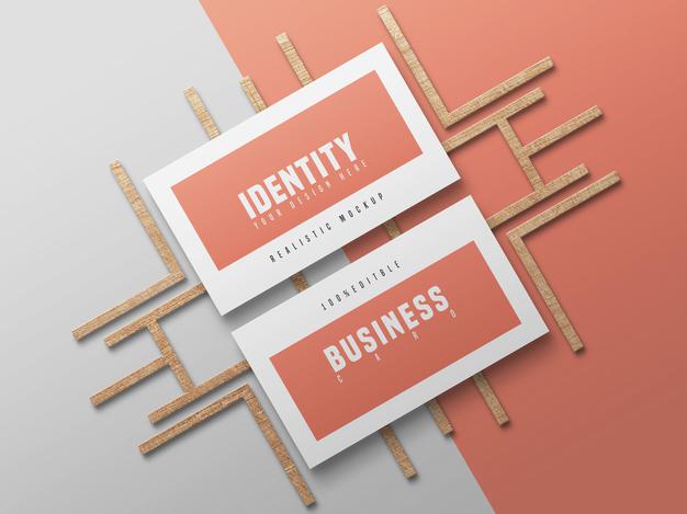 Free Elegant Business Card Psd Mockup Psd