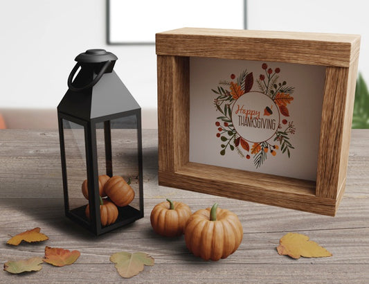 Free Elegant Decoration For Thanksgiving Day Psd