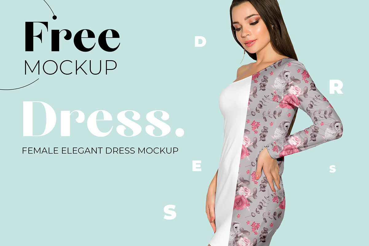 Free Elegant Dress Mockup