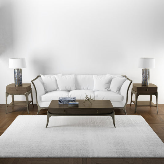 Free Elegant Interior Design Mockup Of Living Room With Wooden Furniture Psd