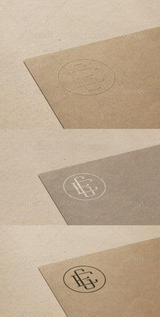 Free Elegant Logo Mock Up Psd