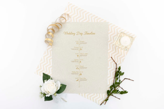 Free Elegant Wedding Invitation Psd