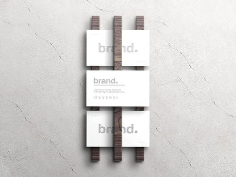 Free Elegant White Business Card Mockup With Letterpress Effect Psd