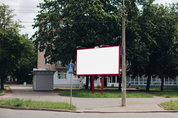 Free Empty Billboard In The City Psd