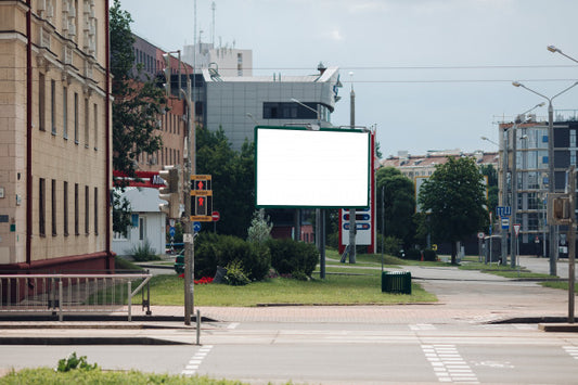 Free Empty Billboard In The City Psd