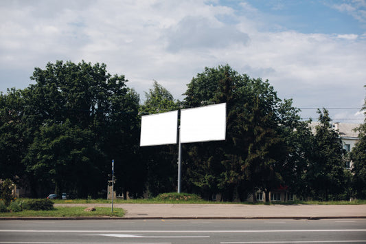Free Empty Billboard In The City Psd
