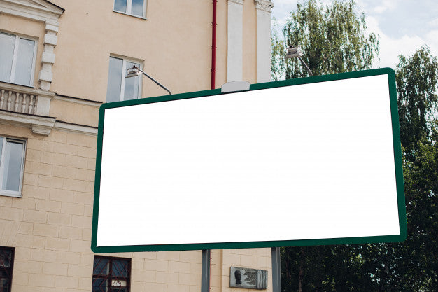 Free Empty Billboard In The City Psd