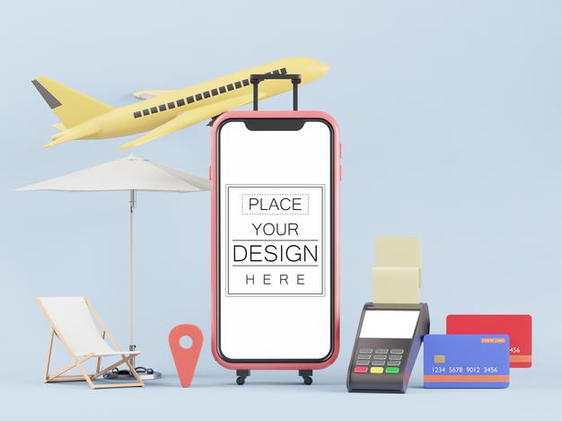 Free Empty Screen Smartphone Mockup Psd – CreativeBooster