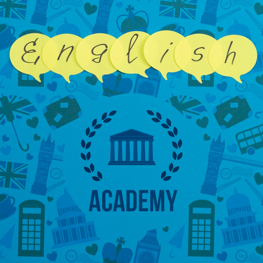 Free English Academy Sticky Note Mock-Up Psd