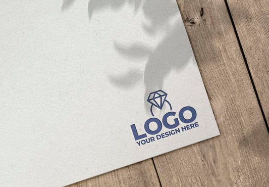 Free Engraved Logo On Paper Mockup Psd