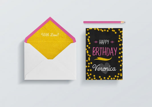 Free Envelope And Card Mock Up Psd