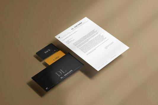 Free Envelope With Letterhead Mockup Psd