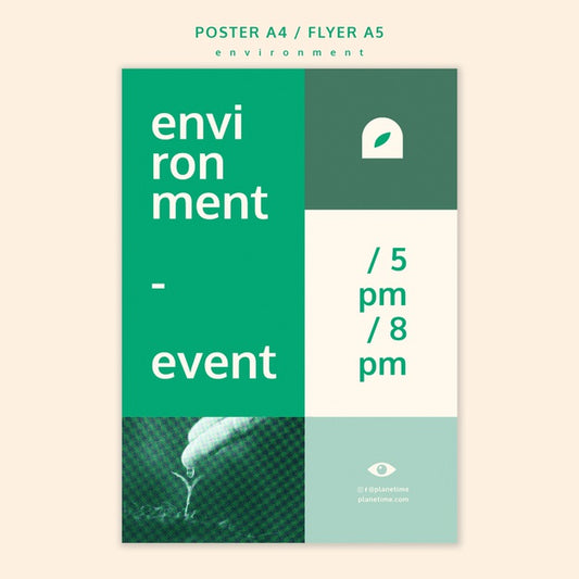 Free Environment Flyer Concept Template Psd