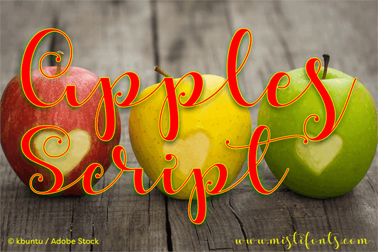 Free Apples Script Font