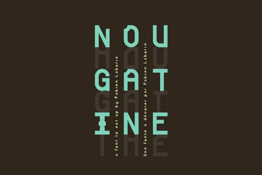 Free Font Nougatine - Personal Use Only