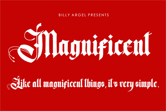 Free Magnificent Font