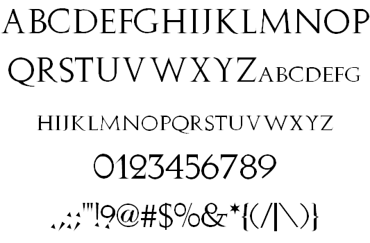 Free Stowe Titling Font