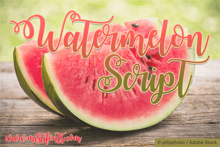 Free Watermelon Script Font