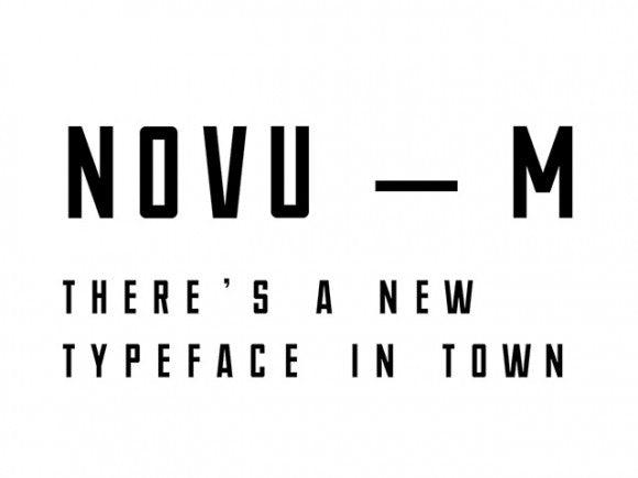 Free NOVU M font
