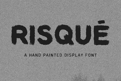Free Risque Display Font