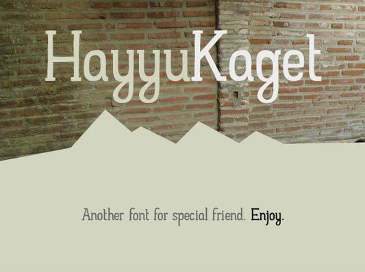 Free Hayyu Kaget Font