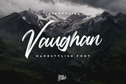 Free Vaughan Handstylish Font Demo