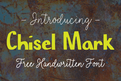 Free Chisel Mark Typeface
