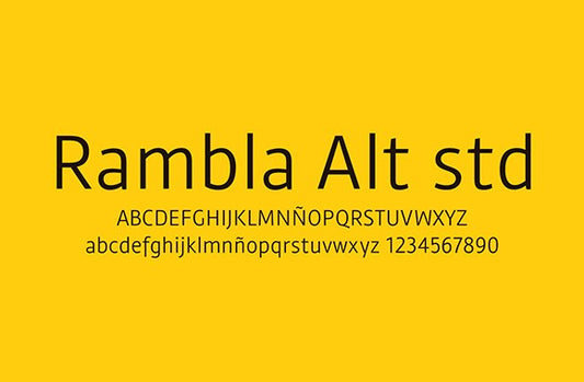 Free Rambla Alt STD font