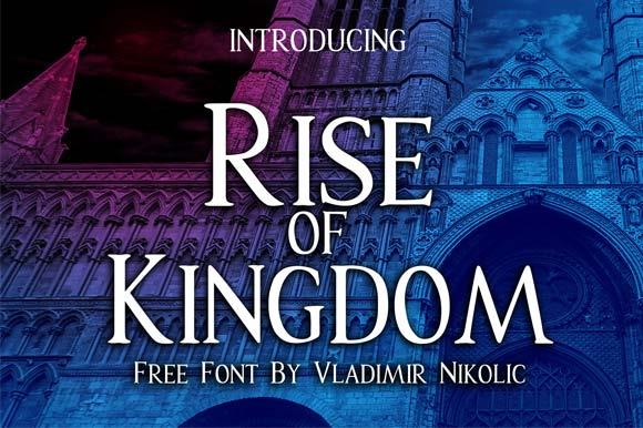 Free Rise of Kingdom Font