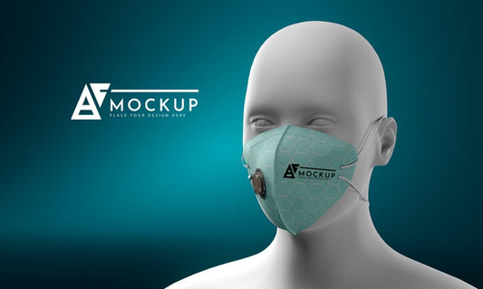 Free Face Mask Concept Mock-Up Psd