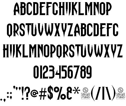 Free Haunting Attraction Font