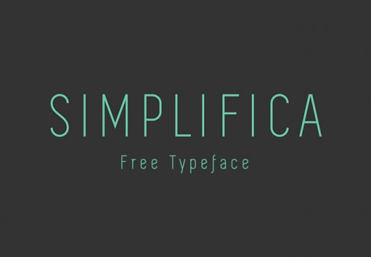 Free SIMPLIFICA font