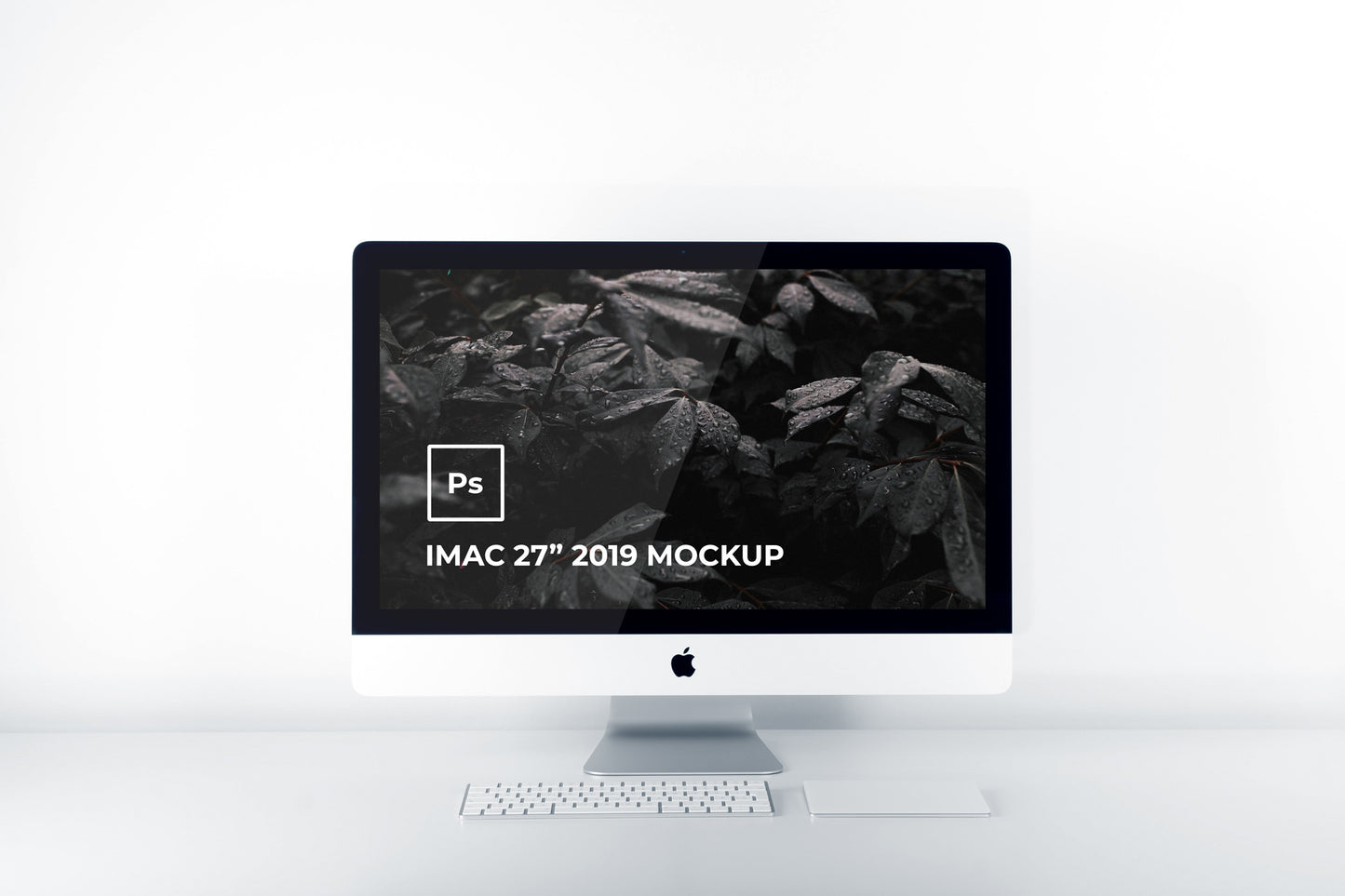 Free iMac 27" 2019 Mockup PSD