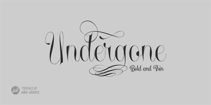 Free Undergone Font