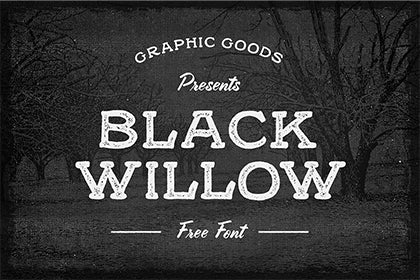 Free Black Willow Font