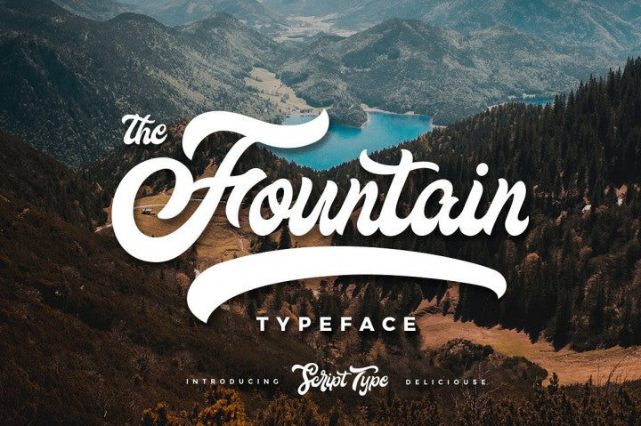 Free Font Fountain Demo Typeface