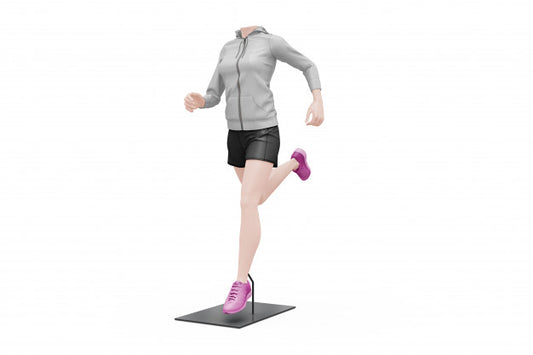 Free Female Sport Outfit Mock-Up Isolated Psd