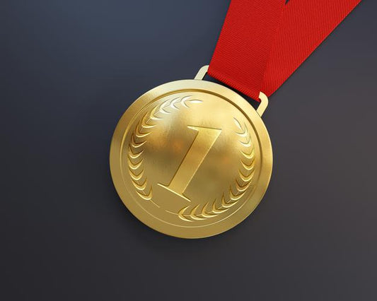 Free First Place Gold Medal Mockup Psd