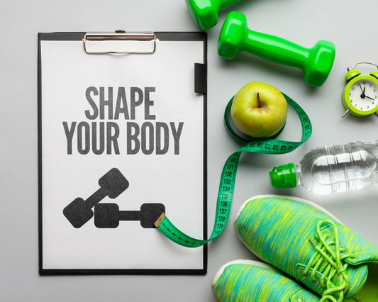 Free Fitness Equipment And Hydration Set Psd