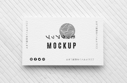 Free Flat Lay Business Card Mock-Up Assortment Psd