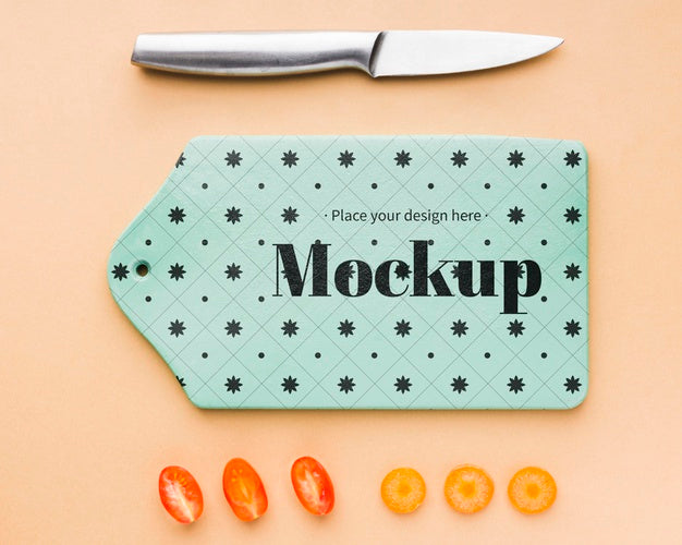 Free Flat Lay Elegant Food Mockup Psd