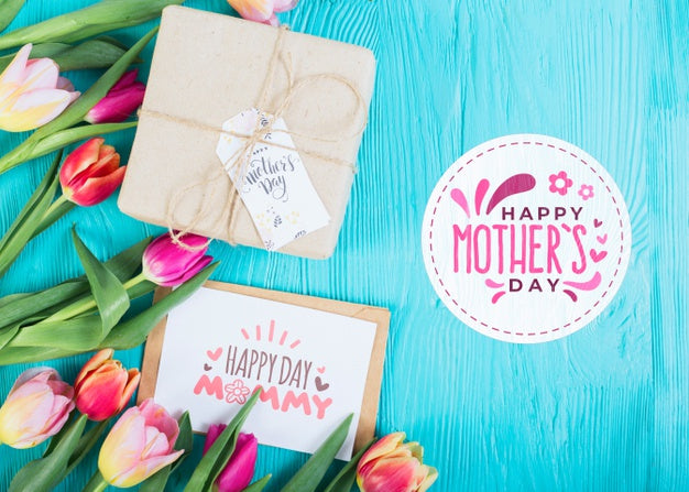 Free Flat Lay Label Mockup For Easter Psd