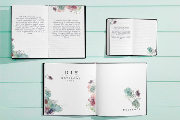 Free Flat Lay Of Brochure Concept Mock-Up Psd