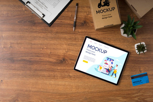Free Flat Lay Of Cyber Monday Concept Mock-Up Psd