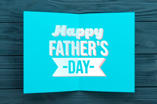 Free Flat Lay Of Father'S Day Concept Psd