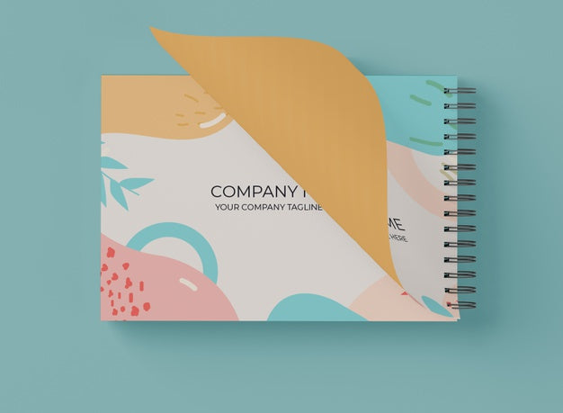 Free Flat Lay Of Notepad Psd