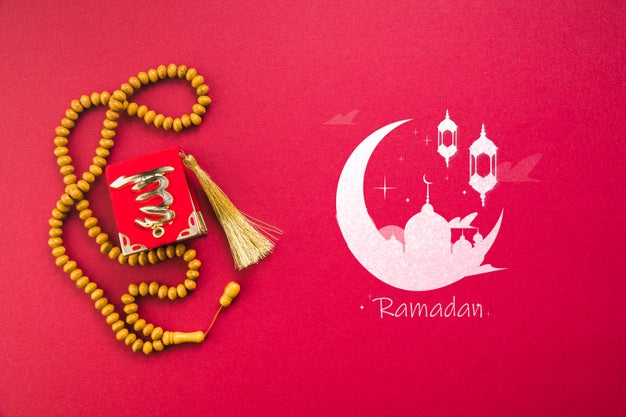 Free Flat Lay Ramadan Composition With Copyspace Psd