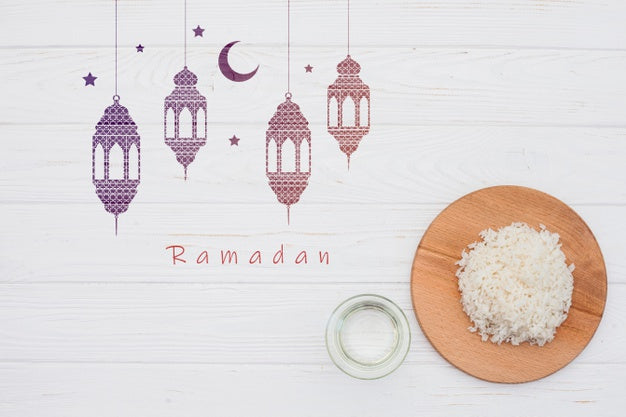 Free Flat Lay Ramadan Mockup For Logo Psd